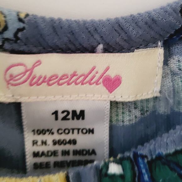 Sweetdil corduroy vehicle 12M Romper - Picture 4 of 5